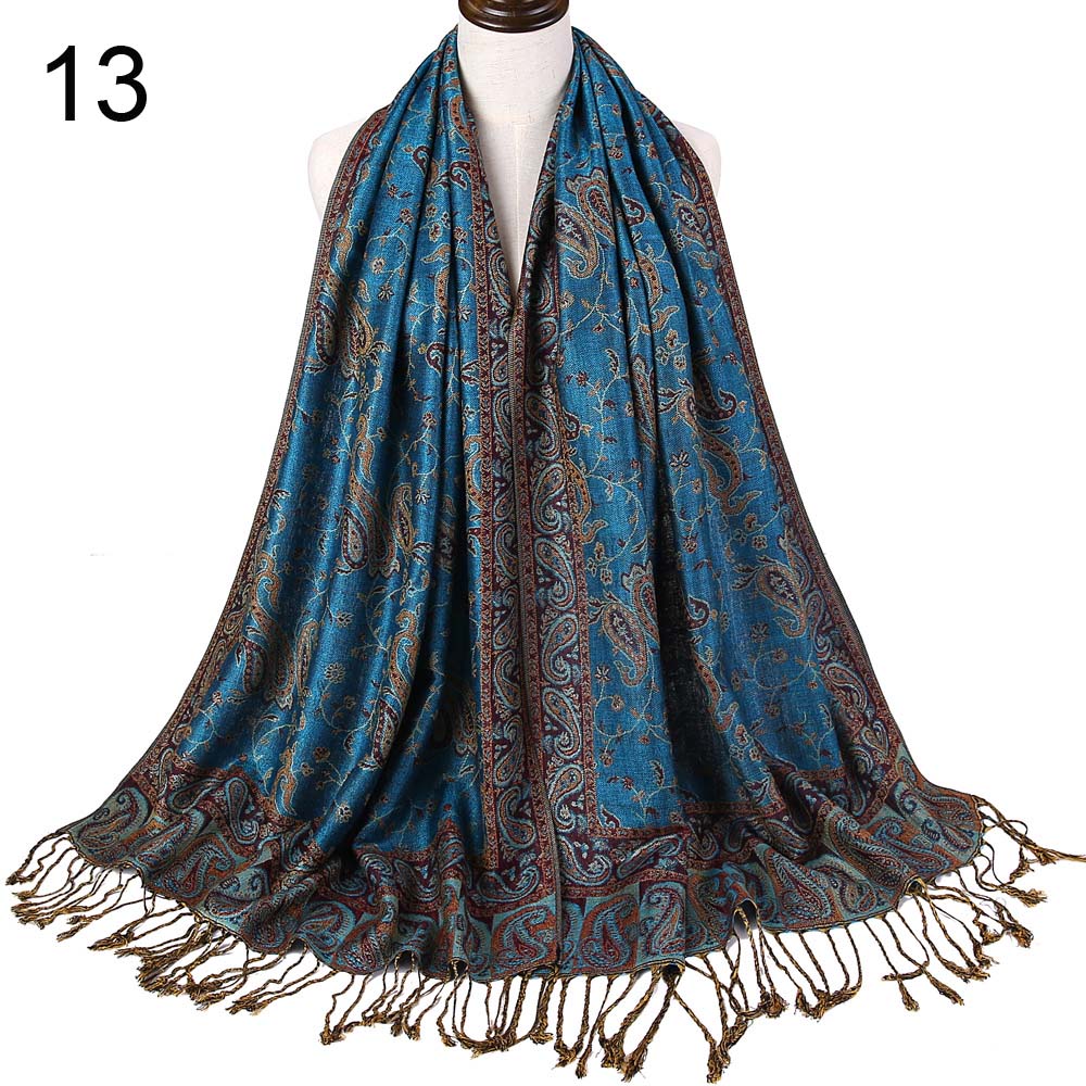 Silk Scarf Elegant  Wrap  Classic  for Women