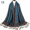 Silk Scarf Elegant  Wrap  Classic  for Women