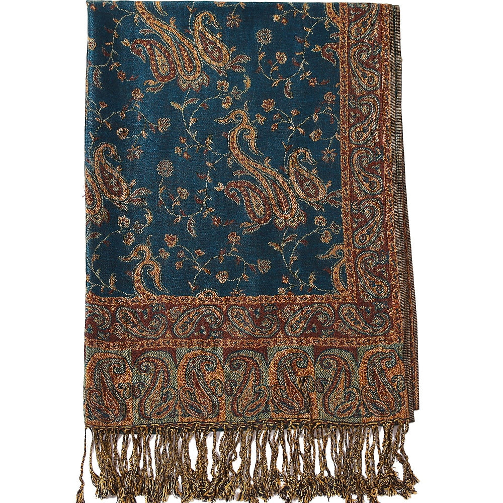 Silk Scarf Elegant  Wrap  Classic  for Women