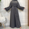 Luxurious Women's Open Abaya Set: Embrace the Elegance of Dubai, Turkey, and African-inspired Fashion