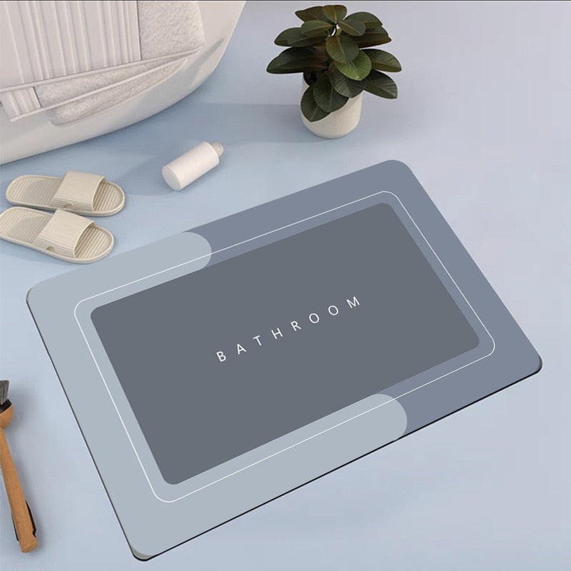 Premium Bathroom Mat: Absorbent-Non-Slip- Quick Drying- High-Quality