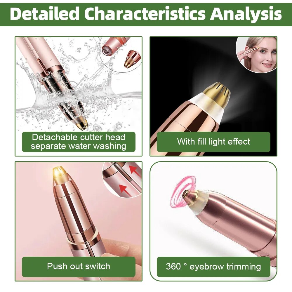 💎Buy 2 ,Get 1 FREE 💎✨Electric Eyebrow Trimmer and Razor for Women