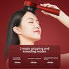 3 Modes Electric Vibration Massage Comb Red Light Hair Growth Massage Scalp Brush Oil Liquid Applicator Head Massager Anti Loss