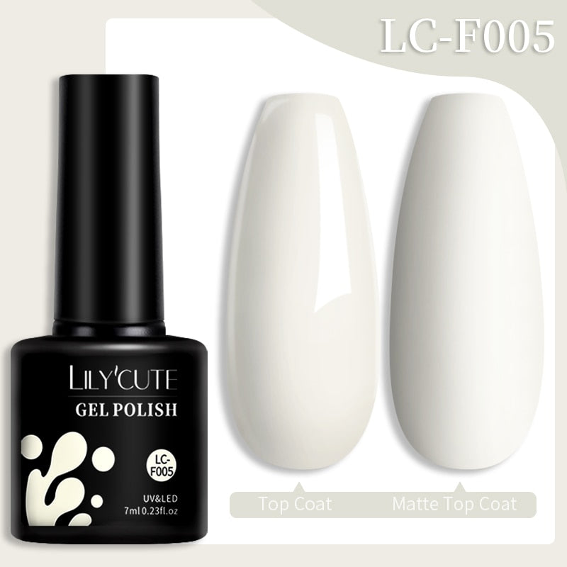 LILYCUTE 7ML Nail Gel Polish Glitter Sequins Gel