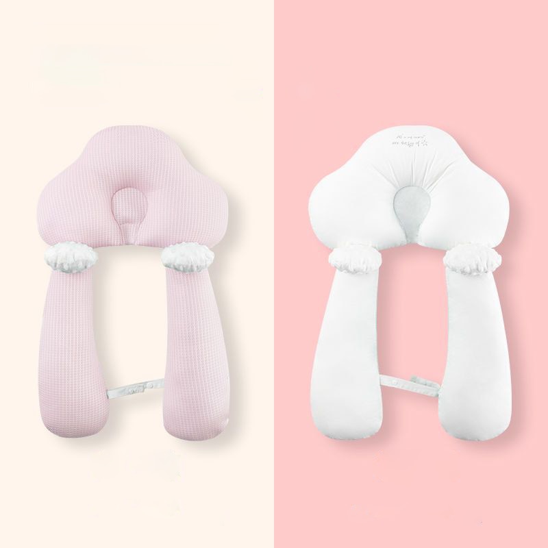 Soothing Cotton Pillow for Newborns, Prevents Flat Head