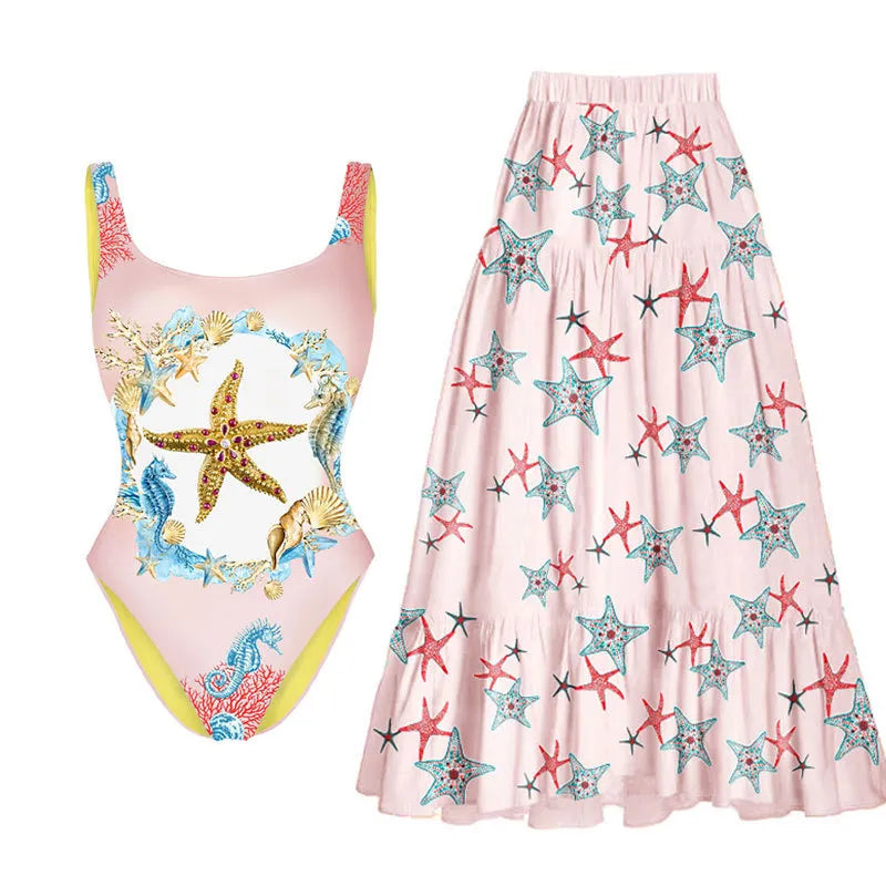 Elegant Floral One-Shoulder Lingerie Set - Unparalleled Elegance