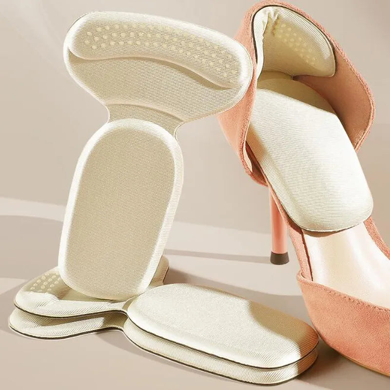 Sport Shoe Heel Pads: 2PCS Adjustable Antiwear Insoles
