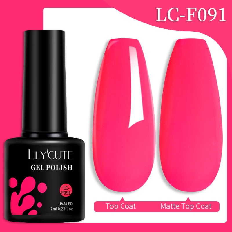LILYCUTE 7ML Nail Gel Polish Glitter Sequins Gel