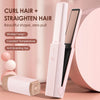 Portable cordless hair straightener