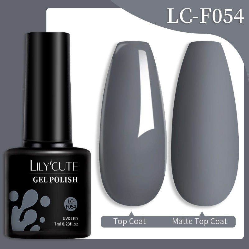 LILYCUTE 7ML Nail Gel Polish Glitter Sequins Gel