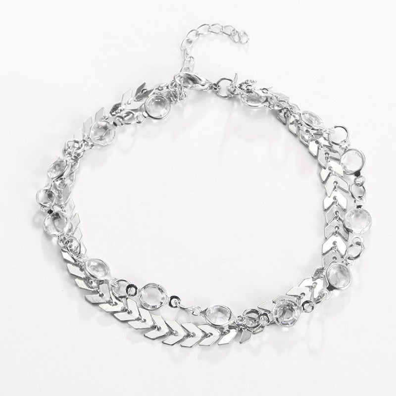 Butterfly Anklet: Stylish Summer Foot Accessory for Women. Perfect Gift