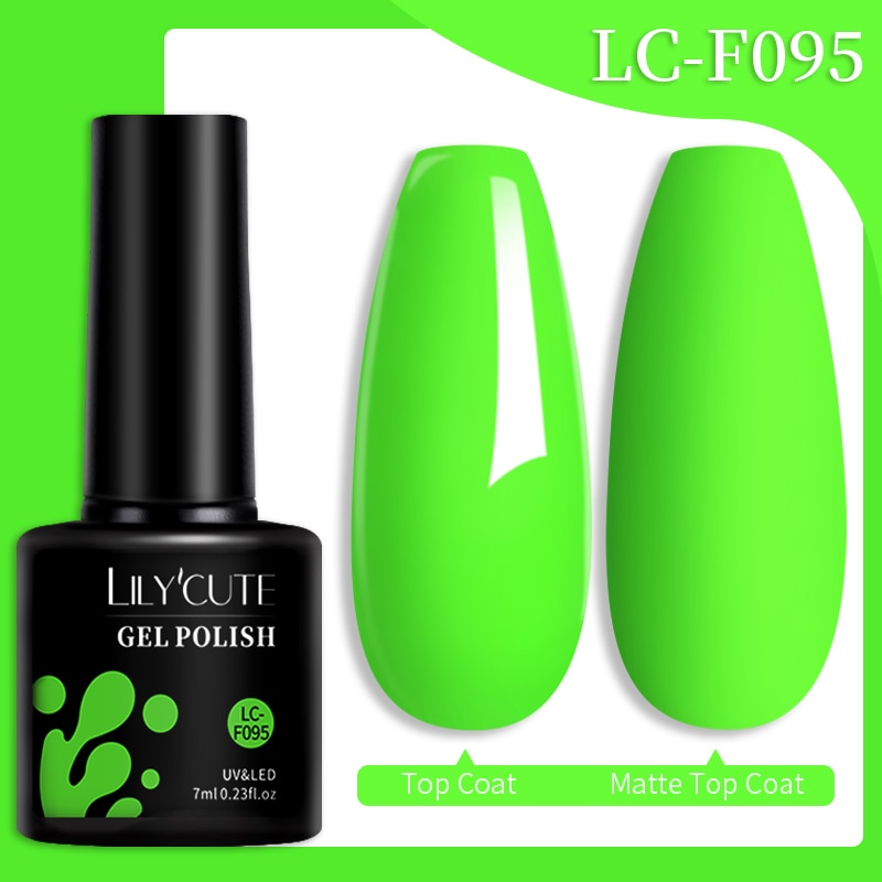 LILYCUTE 7ML Nail Gel Polish Glitter Sequins Gel