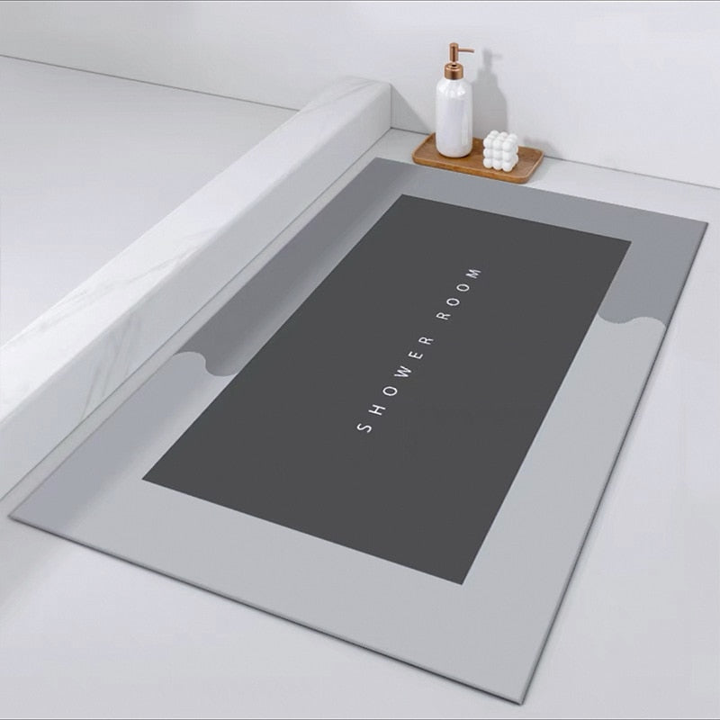 Premium Bathroom Mat: Absorbent-Non-Slip- Quick Drying- High-Quality
