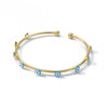 Luxury Evil Eye Bracelet: Stainless Steel Turkish Bangle for Women. 2023 Wedding Jewelry.