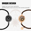 totwoo Long Distance touch Light up Vibrate Bracelets for Couples