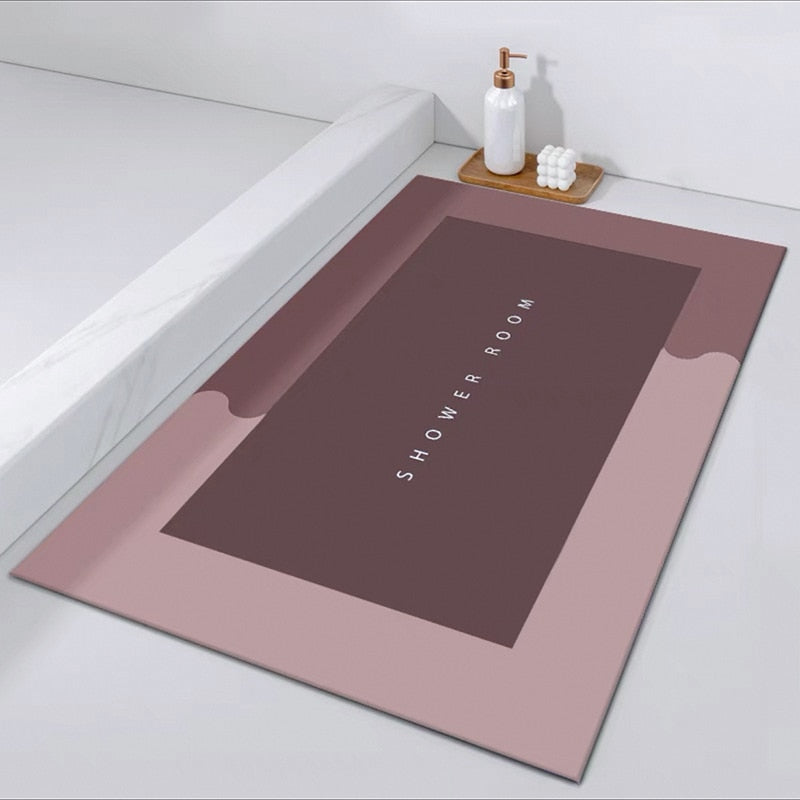 Premium Bathroom Mat: Absorbent-Non-Slip- Quick Drying- High-Quality