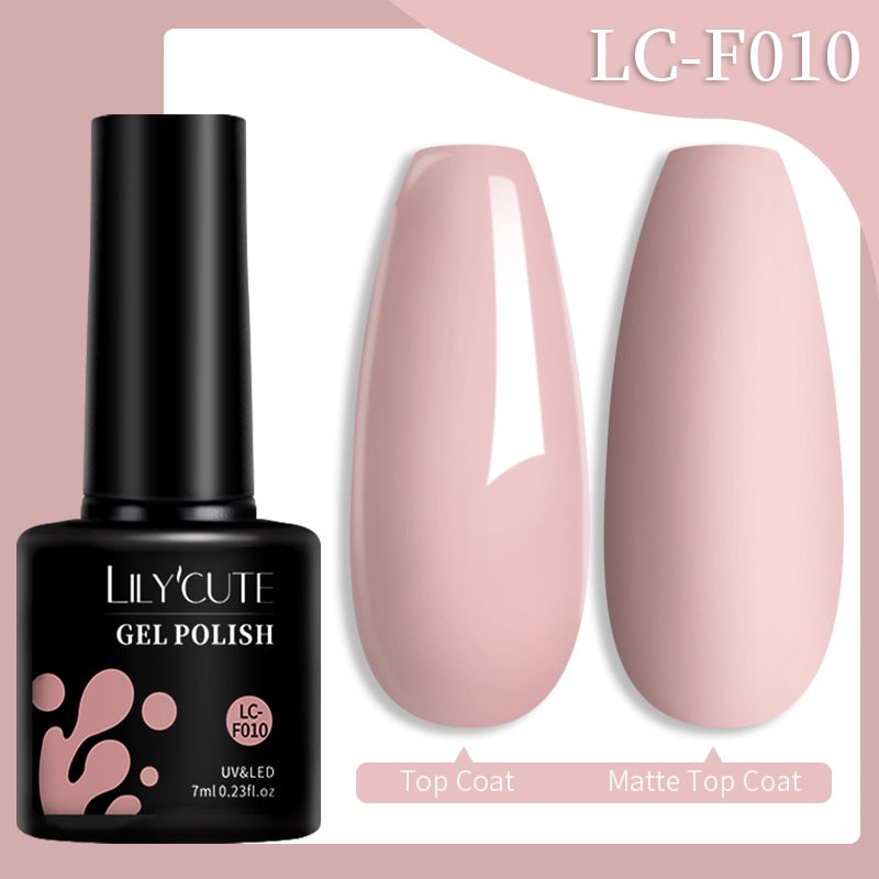 LILYCUTE 7ML Nail Gel Polish Glitter Sequins Gel