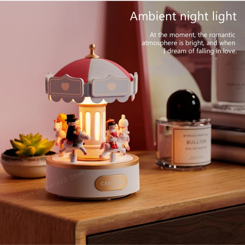 Bluetooth Speaker Music Box - Christmas Carousel