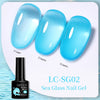 LILYCUTE 7ML Nail Gel Polish Glitter Sequins Gel