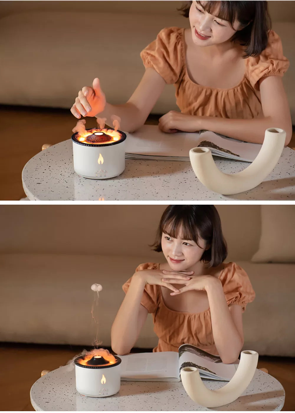 💎Buy 2 and get 1 free 💎Flame Aroma Diffuser™️Flame Air Humidifier
