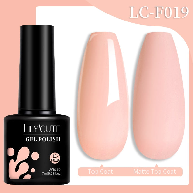 LILYCUTE 7ML Nail Gel Polish Glitter Sequins Gel