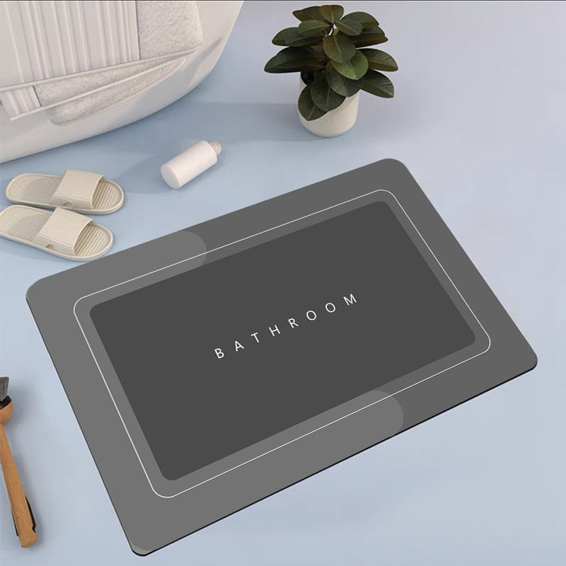 Premium Bathroom Mat: Absorbent-Non-Slip- Quick Drying- High-Quality