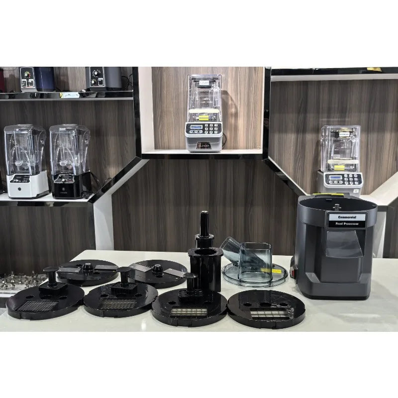 220V 3-in-1 Vegetable Cutter Dual Feeder Newly Upgraded Multi-functional Automatic Electric Dicing Slicing Shredding Vegetables