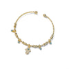 Luxury Evil Eye Bracelet: Stainless Steel Turkish Bangle for Women. 2023 Wedding Jewelry.