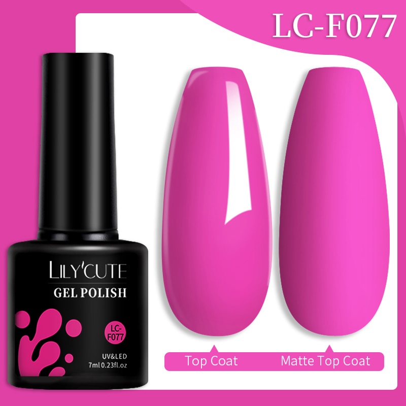 LILYCUTE 7ML Nail Gel Polish Glitter Sequins Gel