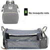 Load image into Gallery viewer, Foldable Mommy Bag with Crib and Baby Backpack
