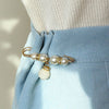 Detachable metal prongs for pants, perfect fit, reduce waist