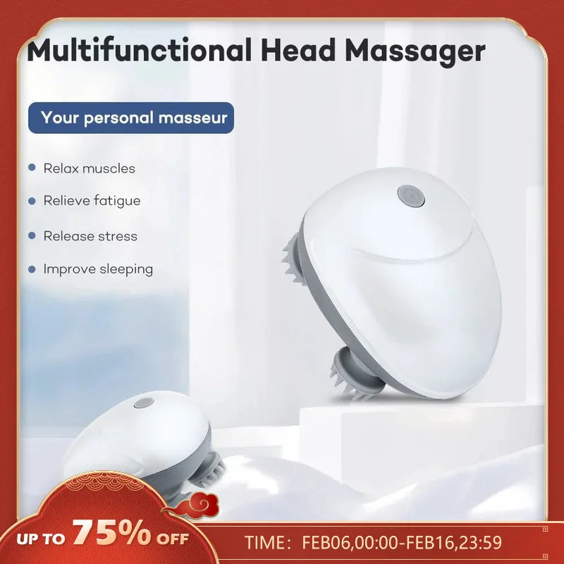 Wireless Electric Head Massager