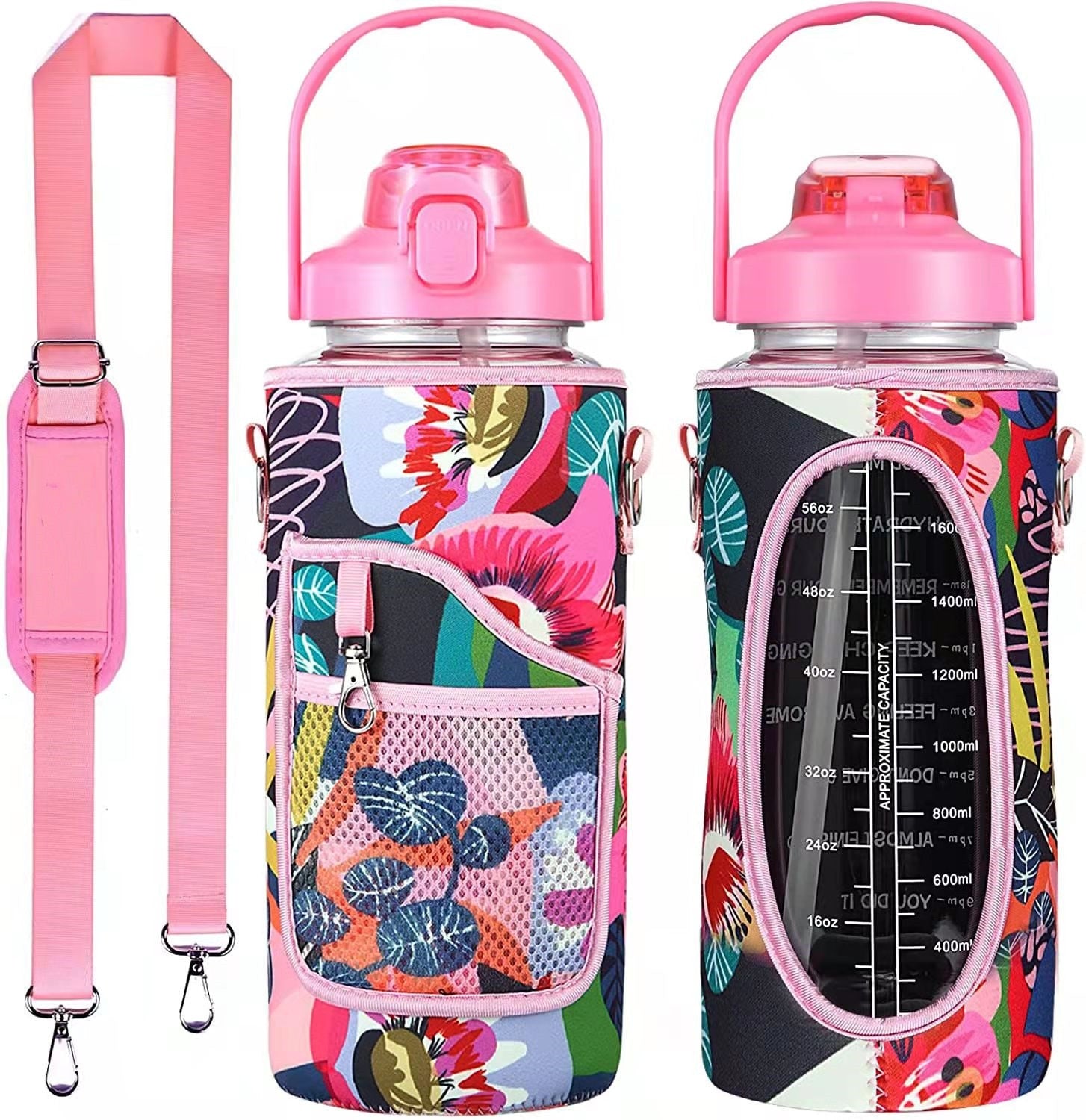 Inspirational 2L Water Bottle: Stay Hydrated. Perfect for Gym and Sports