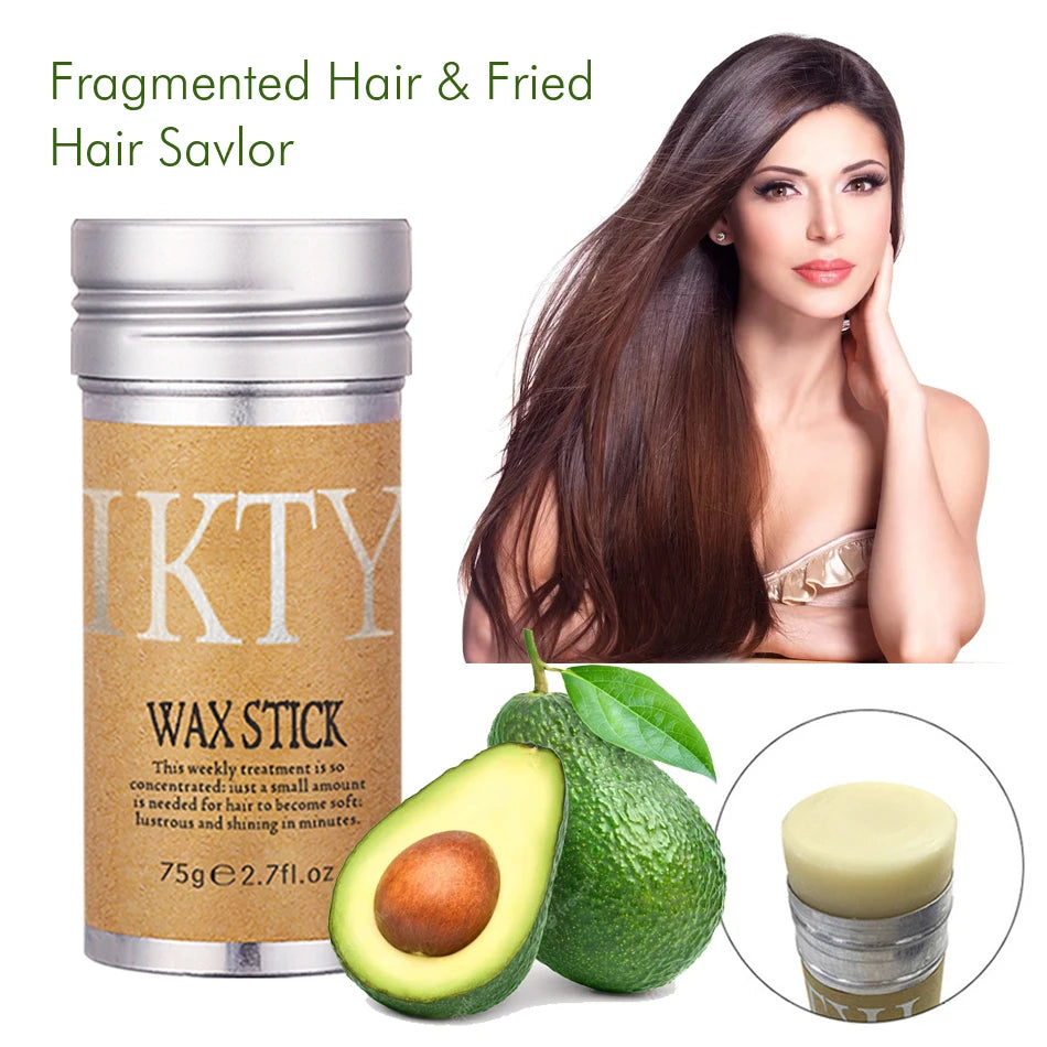75g Hair Wax Stick Hair Edge Control Gel Finishing Wax Stick