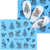 Load image into Gallery viewer, Halloween Nail Decals - Evil Pumpkin- Ghost- Bat-Spider Web