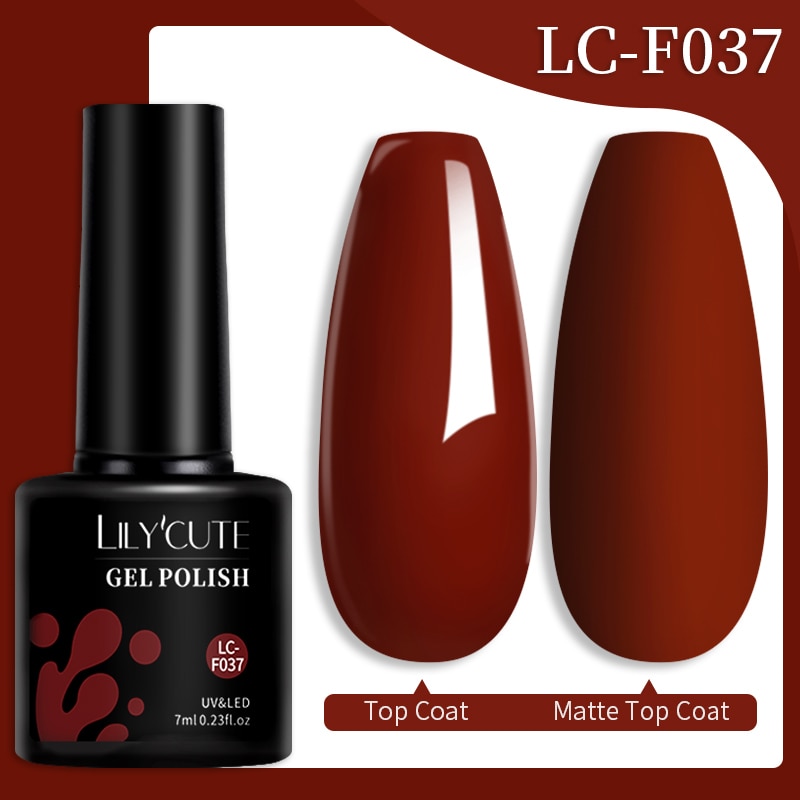 LILYCUTE 7ML Nail Gel Polish Glitter Sequins Gel