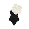 Elegant Floral One-Shoulder Lingerie Set - Unparalleled Elegance