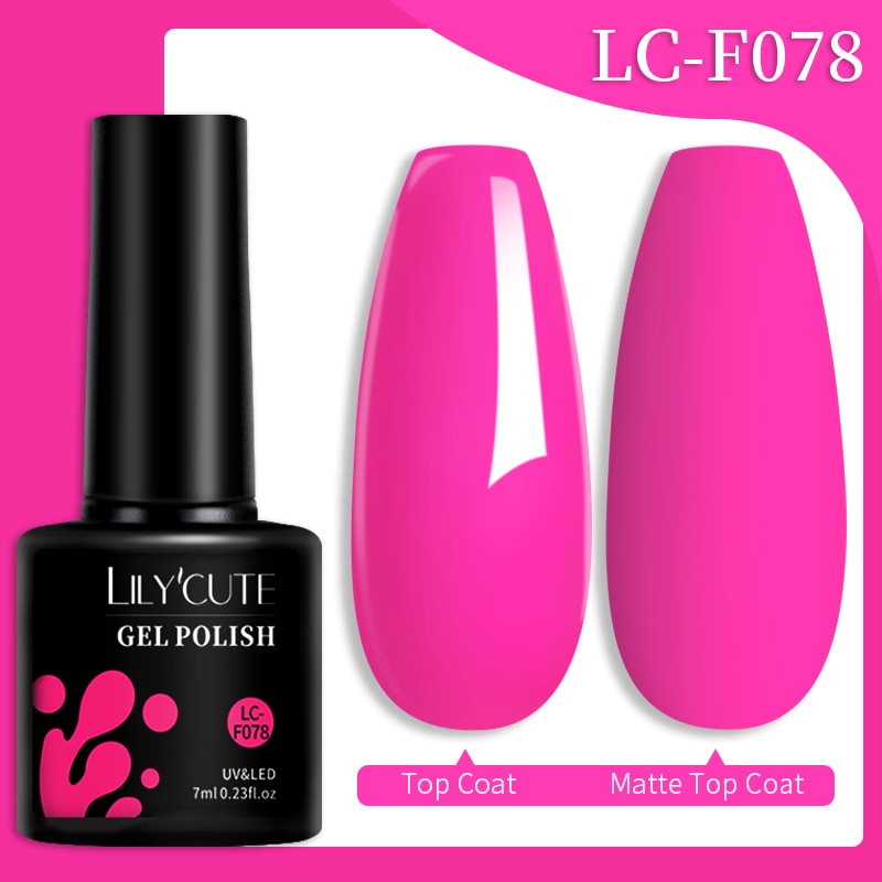 LILYCUTE 7ML Nail Gel Polish Glitter Sequins Gel