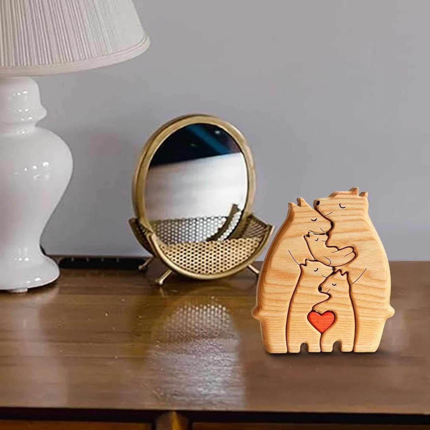 🐻Personalized Bear Wooden Art Puzzle❤️