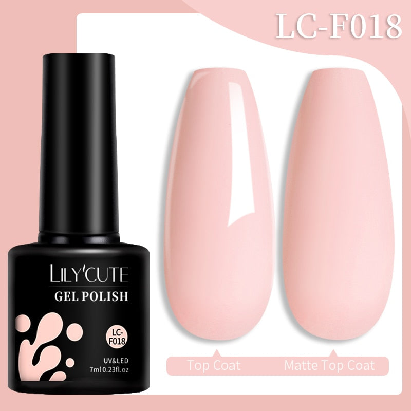LILYCUTE 7ML Nail Gel Polish Glitter Sequins Gel