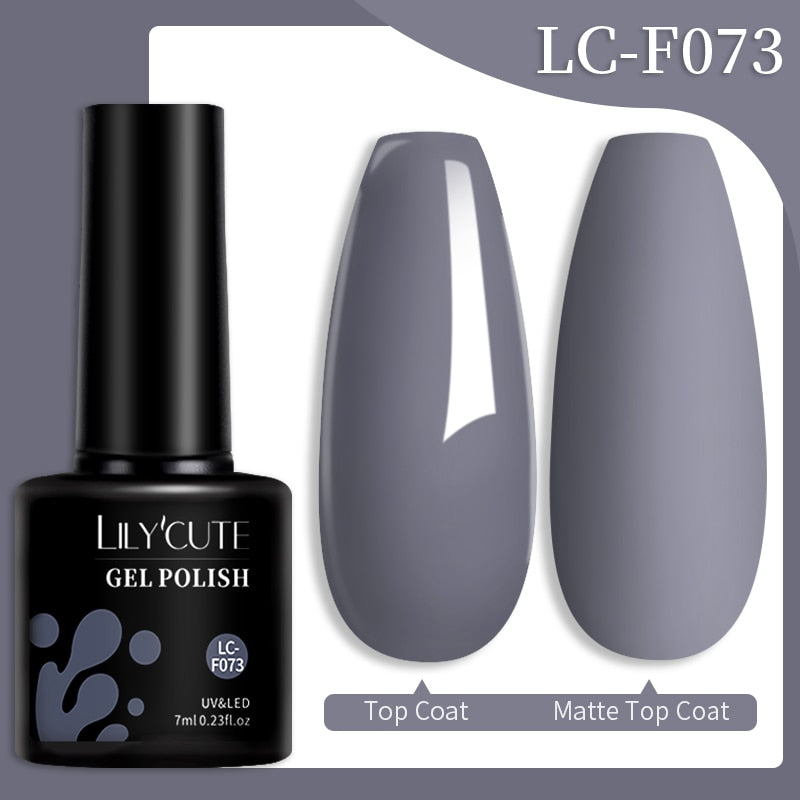 LILYCUTE 7ML Nail Gel Polish Glitter Sequins Gel