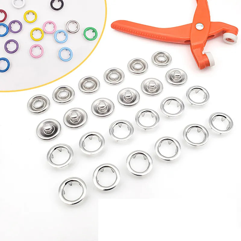 Versatile Snap Fastener Kit: 400-1200PCS for Your DIY Needs