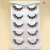 4 Pairs Eyelashes Extension Natural False Eyelashes Cross Long