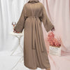 Luxurious Women's Open Abaya Set: Embrace the Elegance of Dubai, Turkey, and African-inspired Fashion