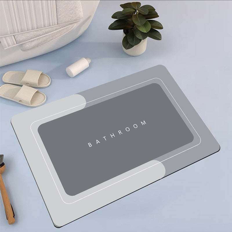 Premium Bathroom Mat: Absorbent-Non-Slip- Quick Drying- High-Quality