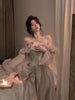 2023 Women's Elegant Ruffle High Waist Long Dress