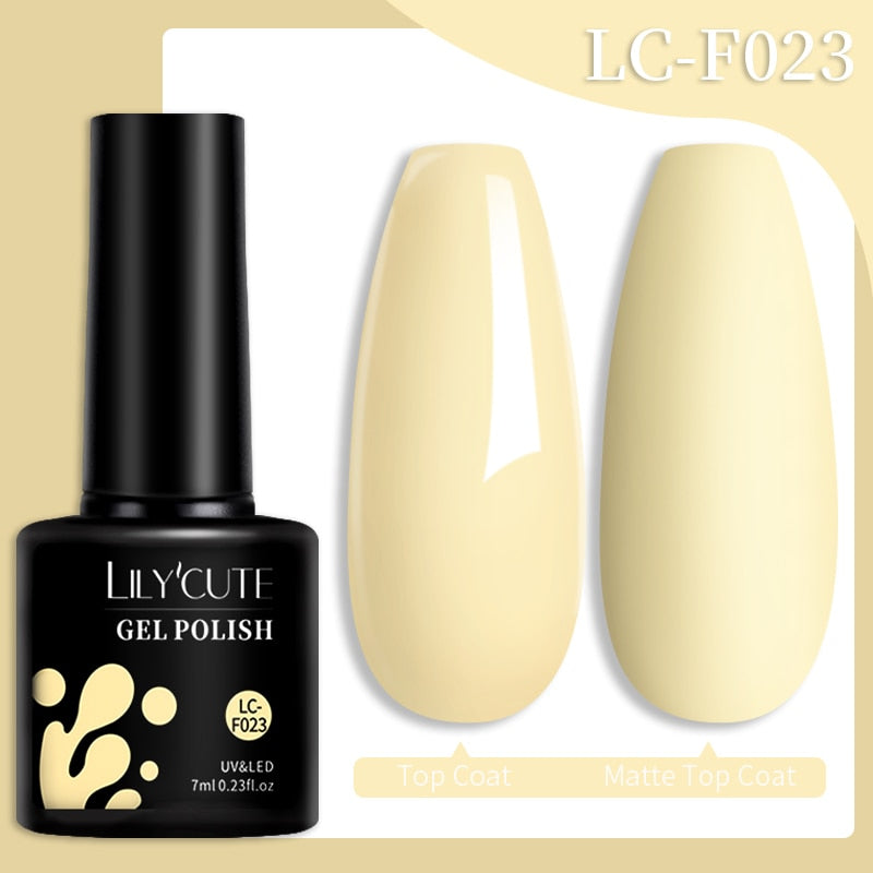 LILYCUTE 7ML Nail Gel Polish Glitter Sequins Gel