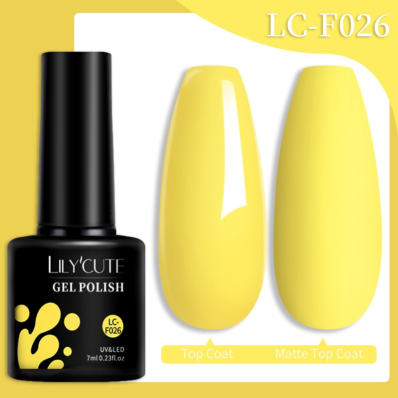 LILYCUTE 7ML Nail Gel Polish Glitter Sequins Gel
