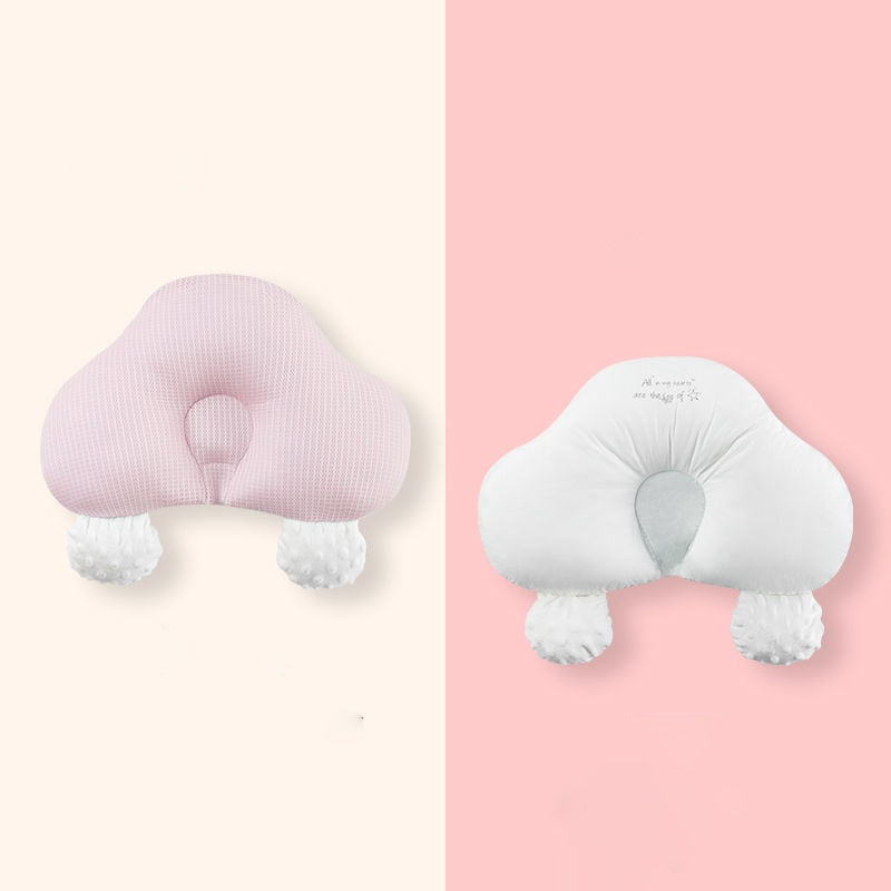 Soothing Cotton Pillow for Newborns, Prevents Flat Head
