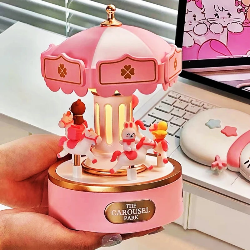 Bluetooth Speaker Music Box - Christmas Carousel